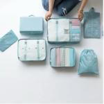 Kit 7 Necessaires Organizadoras para Mala de Viagem