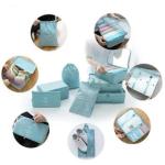 Kit 7 Necessaires Organizadoras para Mala de Viagem