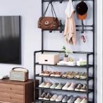 Sapateira Multifuncional com Cabide – 8 Ganchos