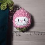 Chaveiro Morango SK Amigurumi em Crochê