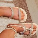 Birken Strass e Amarração Off-White
