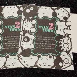 Papel de Carta Nyan 2 Town Black