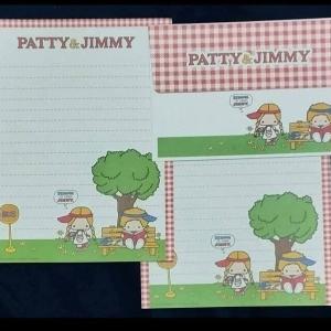 Papel de Carta Sanrio Patty e Jimmy