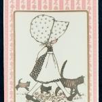 Papel de Carta mini envelopes Holly Hobbie Rosê