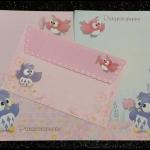 Papel de Carta Sanrio Patapatapeppy rosa